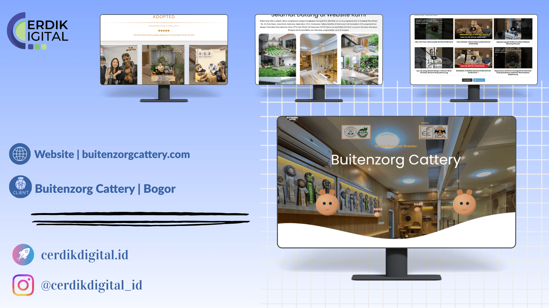 Website Ecoomerce & Compro | Buitenzorg Cattery Bogor